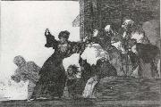 Francisco Goya Working proof for Poor folly Spain oil painting artist
